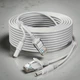 Готовый комбинированный кабель RJ45 + DC 20 м медный для IP камер, видеонаблюдения, роутера и сетевого оборудования - изображение 1