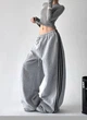 UNISEX базові спортивні штани з полосами по боках \ Сірий 42-46 / BASED 0227451 - зображення 3