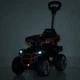 Дитячий електромобіль толокар з батьківською ручкою BAMBI M 6300EBLR-5 зелений (2х25W, EVA, екошкіра, USB, Bluetooth) - зображення 7
