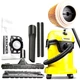 Пылесос хозяйственный Karcher WD 3 1000 Вт 17 л для сухой и влажной уборки с функцией выдува и патронным фильтром Желтый - изображение 1