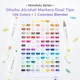 Спиртовые маркеры для скетчинга кисть и долото рисования Ohuhu 104 Colors Dual Tips Alcohol Art Markers Brush & Chisel Honolulu - изображение 6
