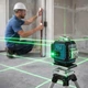 Аккумуляторный лазерный нивелир 4D со штативом на 16 линий в кейсе, Синий / Лазерный уровень - изображение 4