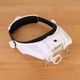 Лупа окуляри бінокулярні Magnifier 81000-S з LED підсвіткою / збільшення 1.2X 2X 8X - зображення 2