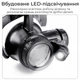 Лупа окуляри бінокулярні Magnifier 9892GJ з LED підсвіткою / збільшення 10X 15X 20X 25X - зображення 9