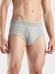 Мужские трусы слипа Calvin Klein набор 3 штуки серого цвета размер XL - изображение 5