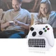 Клавиатура для геймпада PS5 DualSense Bluetooth chatpad с динамиком и аудио разъемом 3.5 мм белый - изображение 2