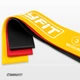 Гумки для фітнесу EasyFit набір із 3 шт (гумова петля, латексна стрічка опору, кільце для йоги на ноги) EFND3EF - зображення 4