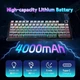 Клавиатура AULA F75 MAX Black Gradient Contour Беспроводная Игровая Механическая. 2.4G/Bluetooth/Кабель. c Экранчиком, Аккумулятор 4000mAh. Reaper Switch - изображение 2