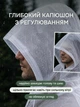 Плащ дощовик з капюшоном, повсякденне пончо чоловіче, рукав на резинці, накидка від дощу та вітру, багаторазовий туристичний велодощовик для риболовлі, велосипеда, белый, Розмір 42-54 - зображення 5