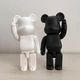 Статуэтка Bearbrick 400% White 28 см. Дизайнерская игрушка Беарбрик белый. Bearbrick - изображение 3