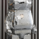 Фигурка Bearbrick серебряного цвета на подставке SUPREME 155 см. Дизайнерская игрушка Беарбрик. Фигурка Be@rbrick - изображение 6