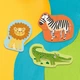 Детские пазлы "Дикие животные" DoDo Toys 300153, 2-3-4 элемента - изображение 5