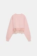 Світшот з мереживом Zara 0085/311 M Рожевий (00085311676М) - изображение 4