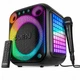 Портативная акустическая система SVEN PS-880, 110 Вт, Bluetooth, RGB-подсветка, караоке, Black - изображение 1