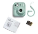 Набор Fujifilm INSTAX Mini 13 Lagoon Green фотокамера мгновенной печати / картридж фотобумага 10 фото / чехол / альбом 64 фото - изображение 13