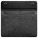 Чехол-конверт BlankNote для MacBook 14″ кожа + фетр черный Crazy Horse 52084 - изображение 2
