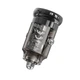 Автомобільний зарядний пристрій HOCO Z53A Vision PD30W+QC3.0 car charger Transparent Black - зображення 4