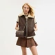 Сумка COACH Mini Klare Crossbody Bag коричнева - изображение 6