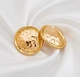 Біжутерія Великі сережки jewelry Золотисті - зображення 5