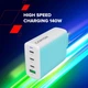 Зарядное устройство Canyon CU140ACC GaN 150W 3xPD 1xQC EU White (CNS-CUW140ACC) (354353) - зображення 7