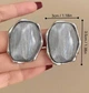 Бижутерия Крупные сережки jewelry Серебристые Серые - изображение 7