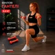 Гантели для фитнеса виниловые цельные (неразборные) + коврик OSPORT Profi 2шт по 0.5 кг (OF-0200) Красный - изображение 1