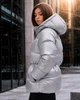 Пуховик жіночий X-Woyz LS-8947-4 59776 S сріблястий - изображение 3
