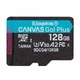 Карта пам'яті microSDXC (UHS-1 U3) Kingston Canvas Go! Plus 128Gb class 10 A2 V30 (R200MB/s) - изображение 1