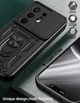 Чехол Camshield c кольцом-подставкой на Tecno Camon 50 (CN5) / red - изображение 6