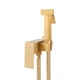 Змішувач для гігієнічного душу HAIBA KUBUS 002 (INNER) BRUSHED GOLD (Колір матове золото) (HB9625) - изображение 5