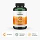 Swanson Vitamin C with Rose Hips 1000 mg 90 caps вітамін C Swanson з шипшиною для імунітету, тонусу та захисту клітин - изображение 1