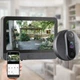 Видеодомофон беспроводной с Wi-Fi Tuya Smart Life для дома черный с кронштейном и кабелем питания - изображение 5