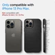 Чехол Spigen для iPhone 13 Pro Max - Liquid Air, Matte Black (ACS03201) - изображение 2