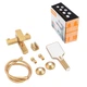 Змішувач для ванни HAIBA KUBUS 009 EURO BRUSHED GOLD (Колір матове золото) (HB9628) - изображение 7