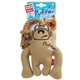 Игрушка для собак GiGwi Puffer zoo Обезьяна с пищалкой, текстиль, веревка, 31 см (2317) - изображение 3