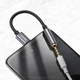 AUX-адаптер Baseus L54 Type-C to 3.5 mm Deep Grey CATL54-0G для навушників та аудіо - зображення 5