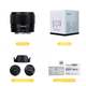 Объектив YONGNUO YN50mm F1.8S, стандартный объектив с фиксированным фокусным расстоянием для байонета Sony E, совместим с камерами ZV-E10, A6000 и другими камерами Sony, черный корпус, новый товар. - изображение 5