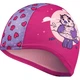 Плавательная шапочка Speedo с принтом для младенцев и малышей, розово-фиолетовая. - изображение 2