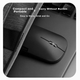 Беспроводная Bluetooth-мышь Lenovo, перезаряжаемая мышь, тихая мышь, версия с зарядкой Air Handle, тихая мышь с двумя режимами работы, портативная офисная мышь, цвет «Штормовой серый». - изображение 8