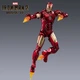 Подсвечиваемая фигурка Железного Человека MK4 из вселенной Marvel, модель для демонстрации, подарок на день рождения для мальчиков. - изображение 10