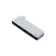 Док-станція iSky Type-C, HDMI 4K60Hz, передача відео, USB 3.2, високошвидкісний 10 Гбіт/с-хаб для ноутбуків Apple, Huawei, Microsoft, сріблястий колір - зображення 6