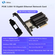 Xiliweishi PCI-Ex4 10 Gigabit Ethernet карта з портом RJ45 для настільного комп'ютера NAS-сервера, ігрової мережі, сумісна з гігабітними та 2,5G роз'ємами SR-PT01 - изображение 5