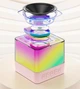 Портативная Bluetooth колонка караоке K18 с микрофонами с RGB подсветкой, speaker с FM USB TF AUX - изображение 6