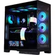 Корпус для комп'ютера SAMA Dabingjie чорного кольору, формату ATX, для настільного ПК, подвійні скляні панелі/знімні стійки/два роз'єми U3+Type-C/підтримка материнських плат із заднім монтажем, водяне охолодження 360 мм - изображение 2