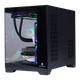 Wanjia Gungyongzhe Black No A-Pillar + Prism RGB Six-Fan Set, Seaside View Case for Desktop Computer Tower, M-ATX Motherboard/360 Water Cooling/9 Fans/4090 Graphics Card - изображение 9