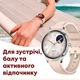 Розумний смарт годинник Smart Brilliant Slim Silver Rubber - зображення 3