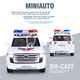 Heimanba 1:32 Toyota Land Cruiser поліцейська модель автомобіля іграшка для хлопчиків та дівчаток, модель автомобіля з сплаву, подарунок - зображення 5