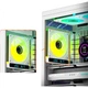 Білий корпус AOC T1200RW/93 з вентилятором охолодження, підтримка цифрового відображення обертів/температури, синхронізоване підсвічування ARGB, ланцюжкове підключення 5V 3-контактне, ШІМ-регулятор температури, гідравлічний безшумний режим роботи. - изображение 2
