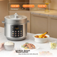 Електрична скороварка Midea з 0-покриттям, товстостенна, з нержавіючої сталі, 6 л, багатофункціональна, для приготування на пару та приготування високого тиску, для 6-8 осіб, розумне резервування, рисоварка з відкритою кришкою, гаряча, MY-E60 - изображение 10