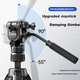Llano Light Wing V3 Штатив для камери DSLR бездзеркальної професійної відеоблог відео в прямому ефірі алюмінієвий сплав штатив джойстик демпфуючий карданний підвіс анти-струсування відкритий портативний - зображення 8